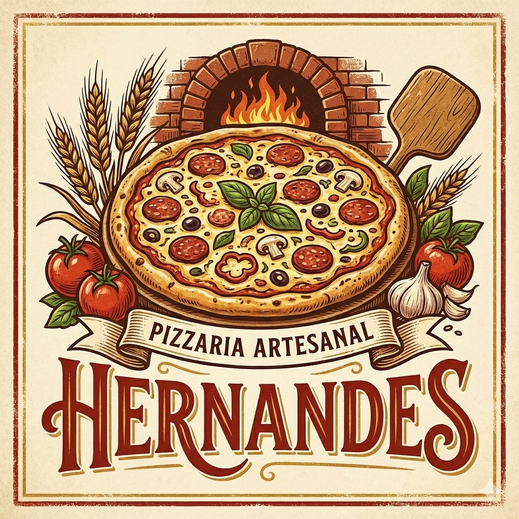 Logo Pizzaria Hernandes